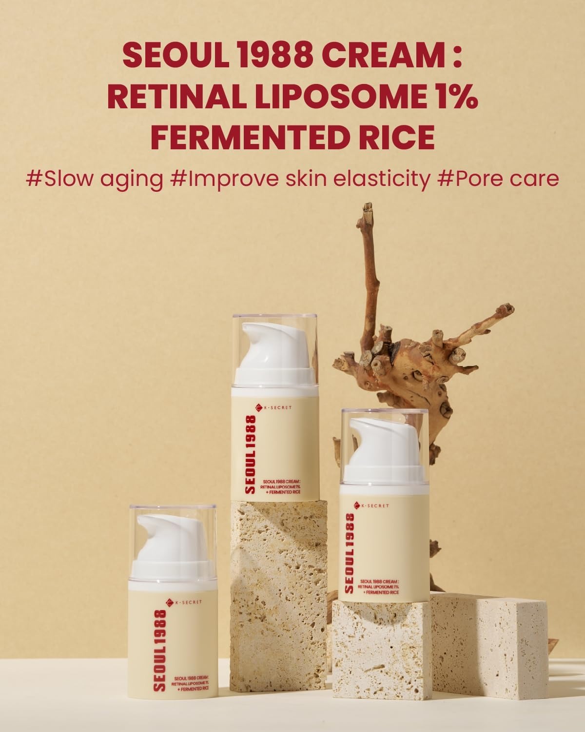 SEOUL 1988 Cream : Retinal Liposome 1% + Fermented Rice